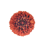 JOGO AMERICANO FLOR DE TECIDO IMPERMEÁVEL - ESTAMPA CRISÂNTEMO LARANJA LA GLORIA