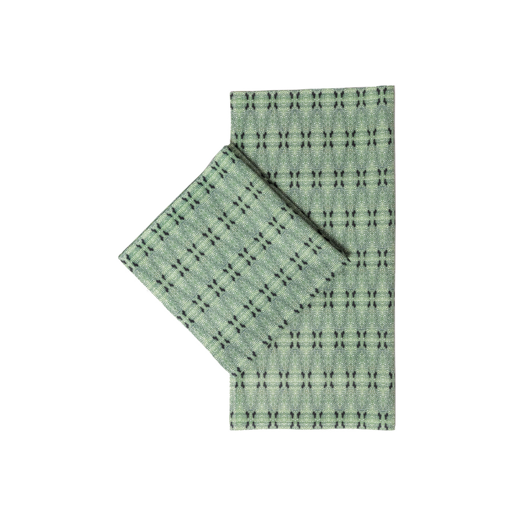 GUARDANAPO DE TECIDO EM LINHO VERDE COM TOQUE MACIO - FAMÍLIA EL CAMPO