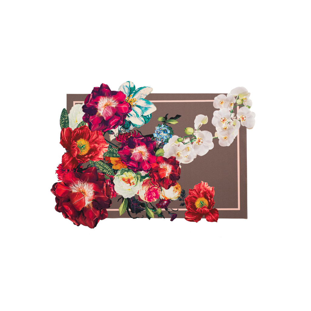 JOGO AMERICANO RETANGULAR DE TECIDO IMPERMEÁVEL - ESTAMPA LISA VIDA