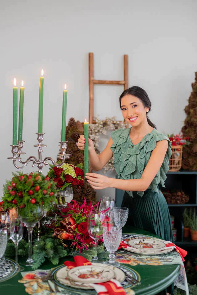 GUARDANAPO DE TECIDO EM LINHO VERMELHO COM TOQUE MACIO - FAMÍLIA LA GLORIA