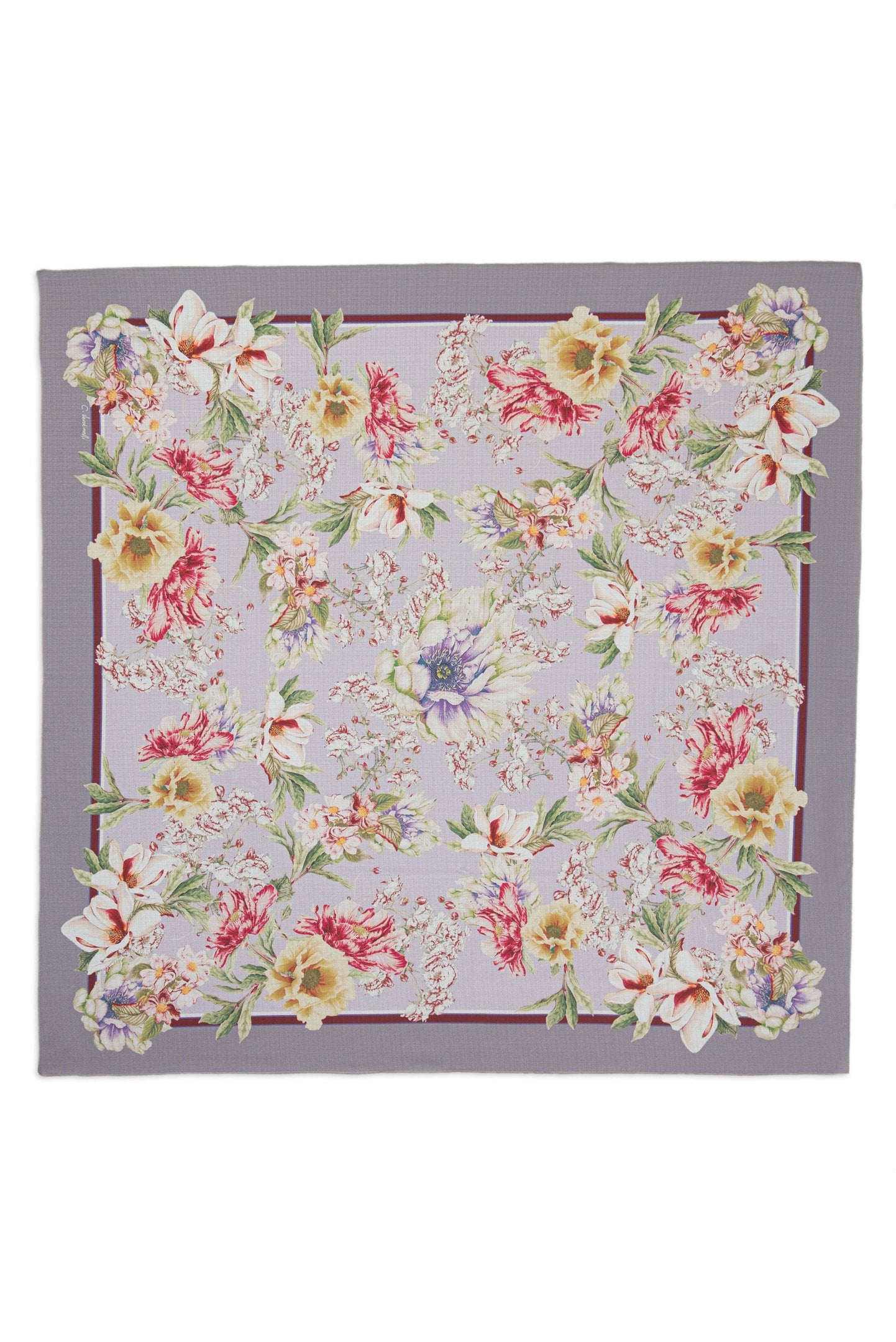 MANTEL ALMA - ESTAMPA FLORAL LILÁS