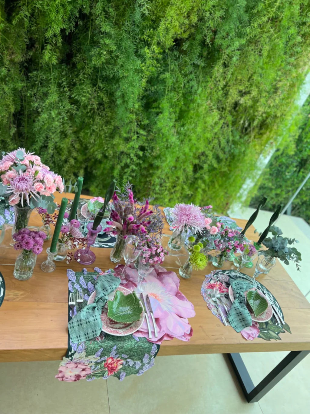 JOGO AMERICANO RETANGULAR DE TECIDO IMPERMEÁVEL - ESTAMPA LISA CAMPO