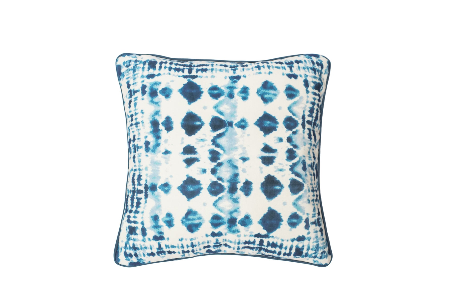 ALMOFADA AZUL ESTAMPA ABSTRATA 42X42