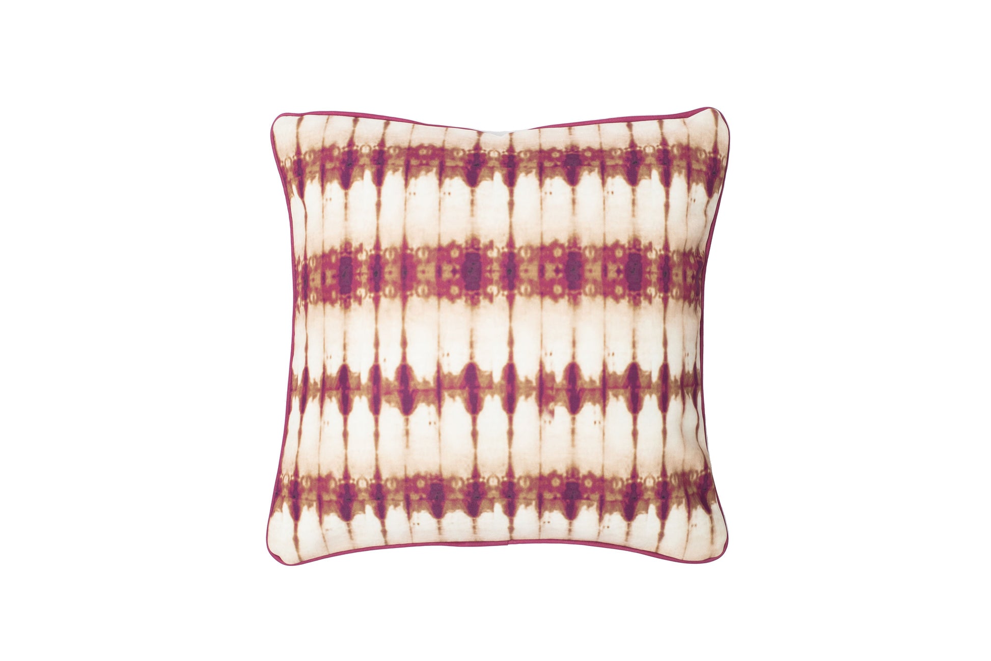 ALMOFADA VERMELHA ESTAMPA ABSTRATA 42X42 