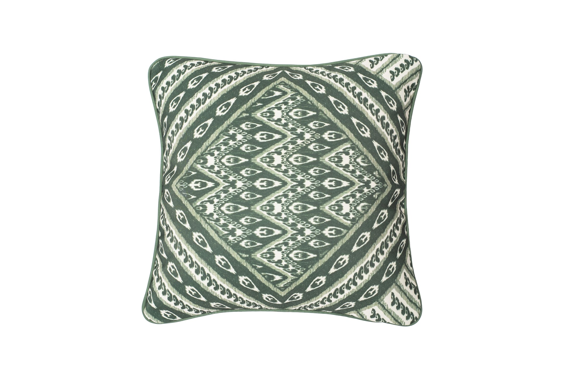 ALMOFADA VERDE ESTAMPA PADRONAGENS 42X42