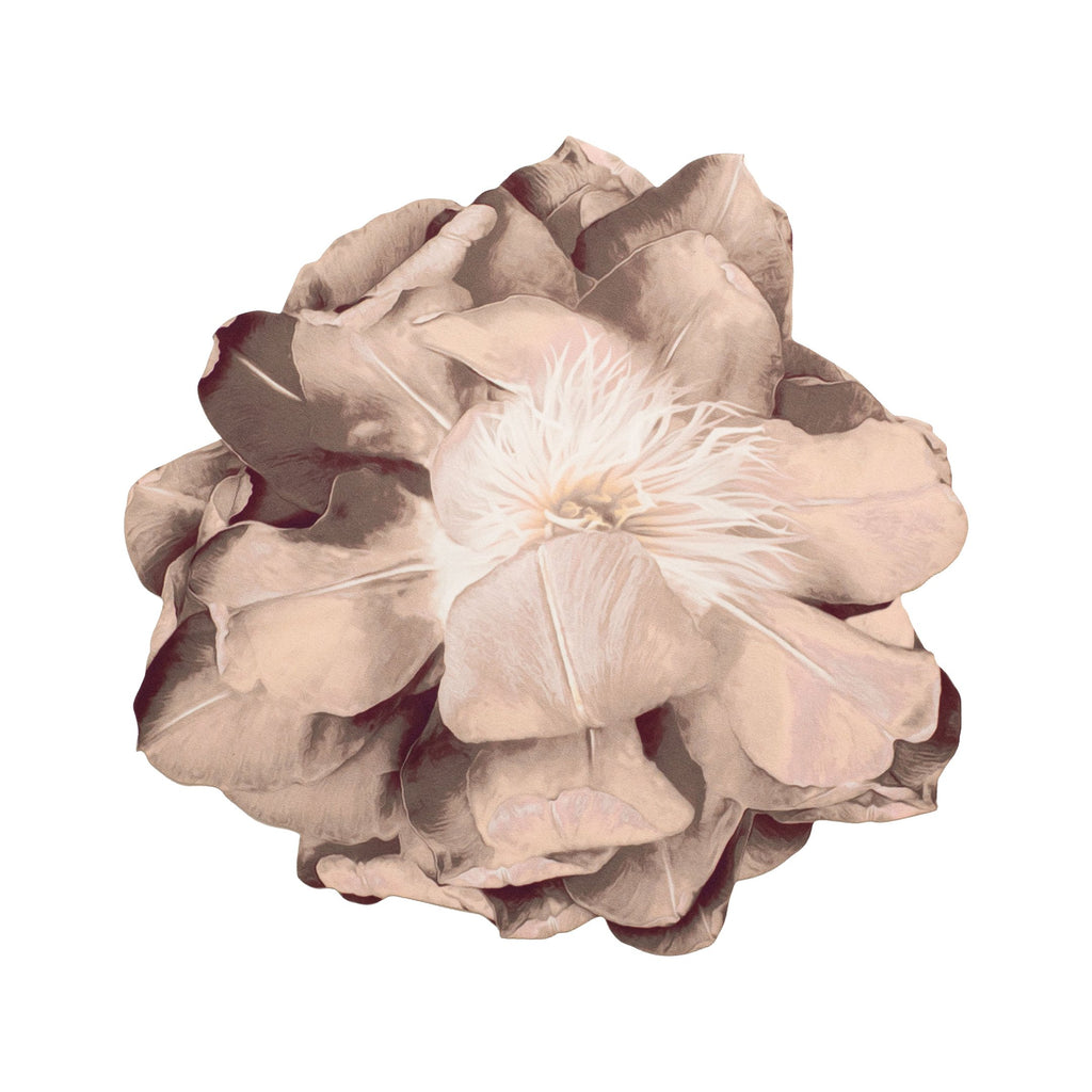 JOGO AMERICANO FLOR COMIENZO DE TECIDO IMPERMEÁVEL - ESTAMPA CINZA